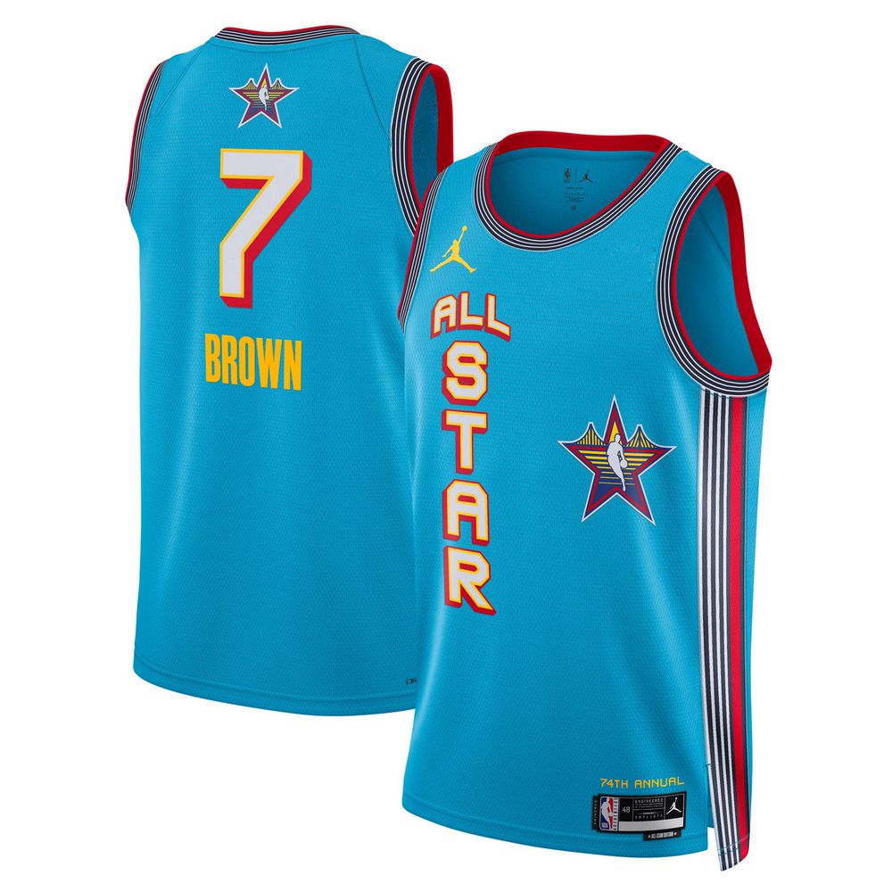 Jaylen Brown Jordan Brand Unisex Light Blue 2025 NBA All-Star Game Swingman Player Jersey-Pro Kit Vault | Brand New 26/27 Sports Jerseys